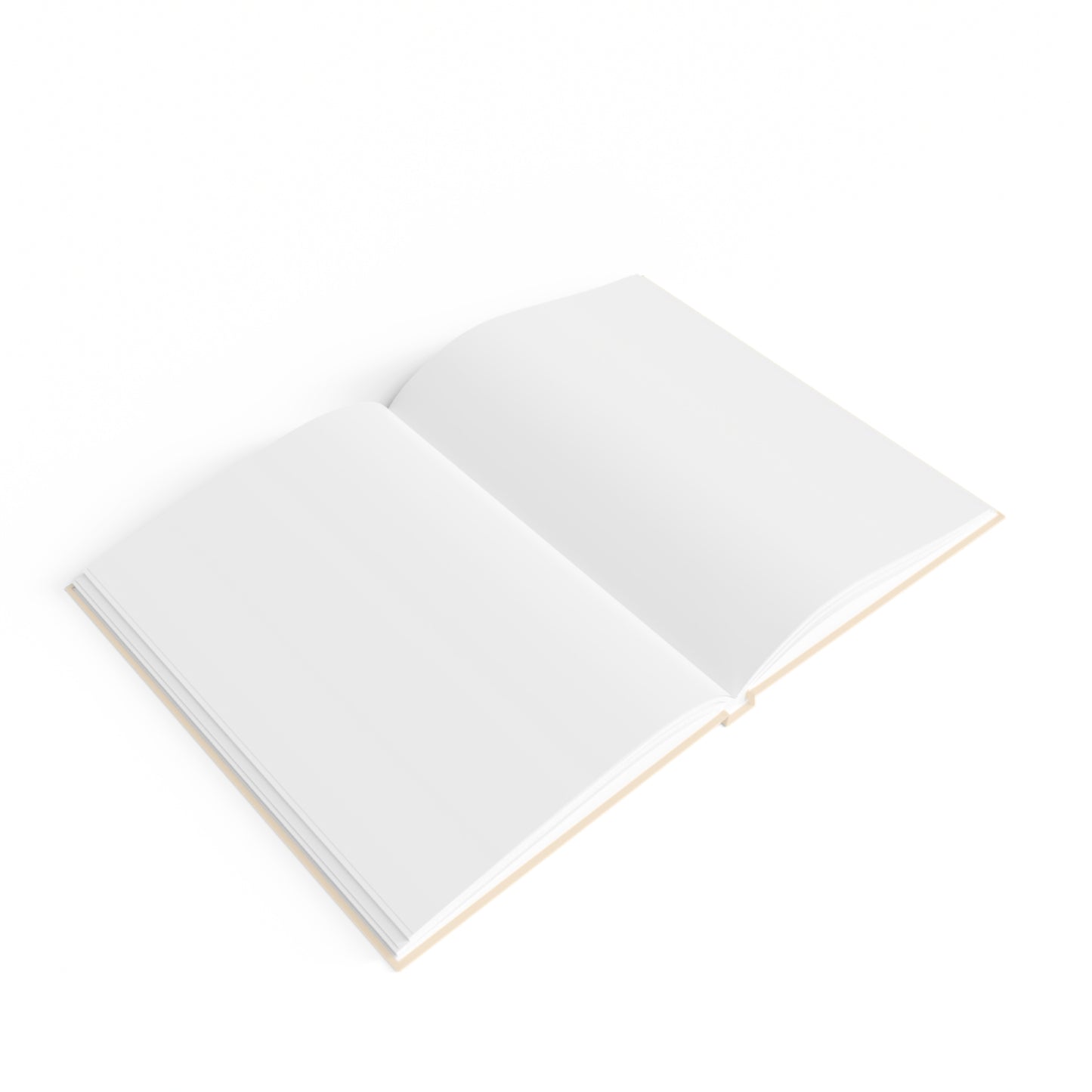 Michigan Upper Peninsula Blank Sketchbook (w/ UP USA Flag) | Champagne White