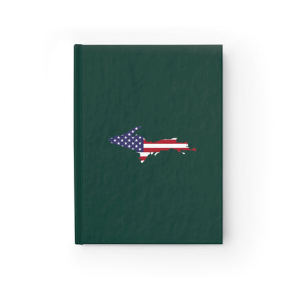 Michigan Upper Peninsula Blank Sketchbook (w/ UP USA Flag) | Laconic Green