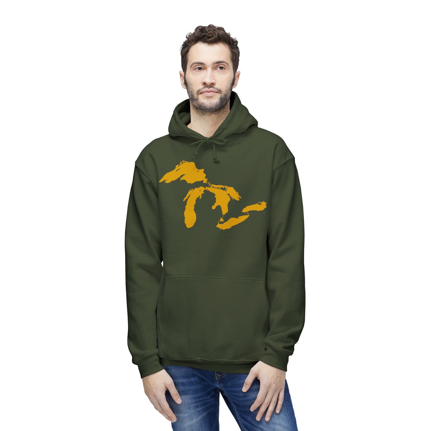 Great Lakes Ultrapremium Hoodie | Made in USA - Gold