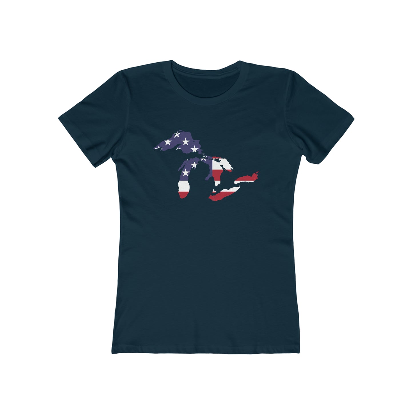 Great Lakes T-Shirt (Patriotic Edition) | Women's Boyfriend Cut