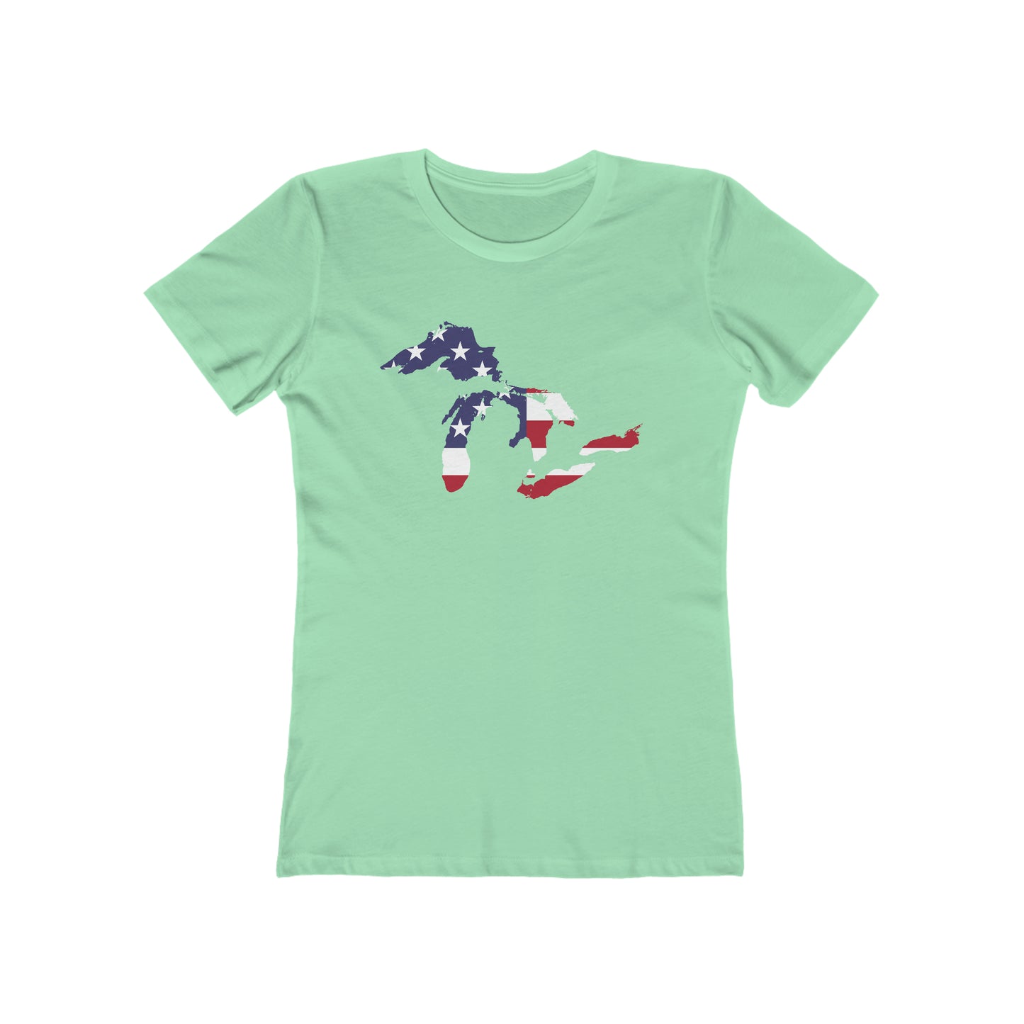 Great Lakes T-Shirt (Patriotic Edition) | Women's Boyfriend Cut