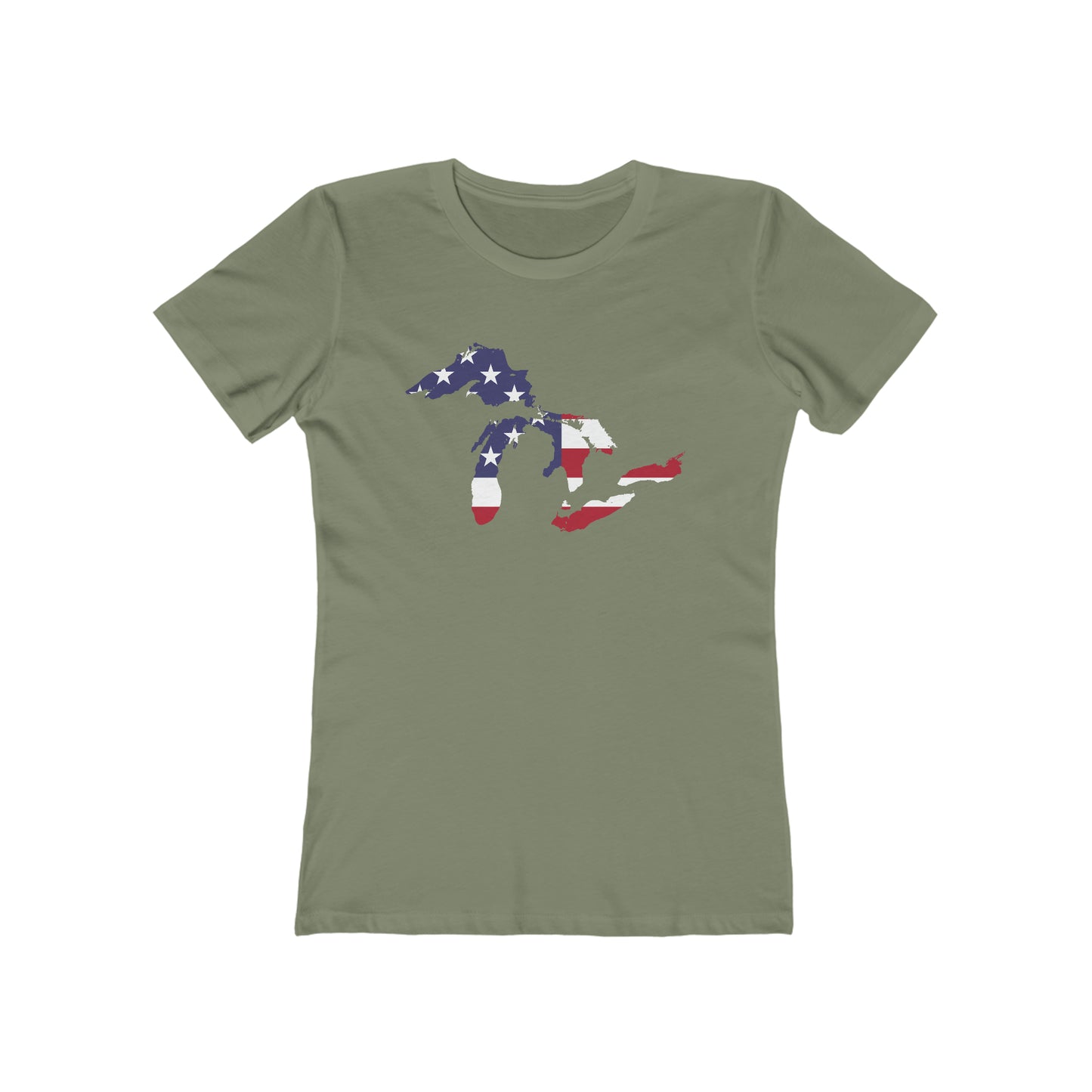 Great Lakes T-Shirt (Patriotic Edition) | Women's Boyfriend Cut