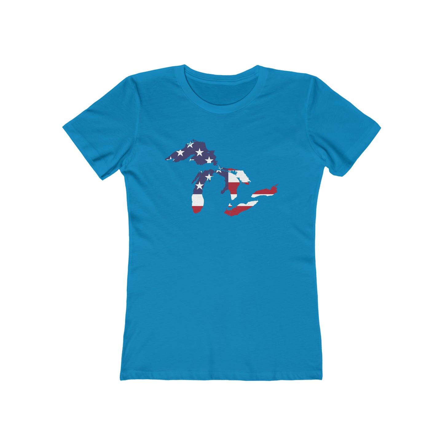 Great Lakes T-Shirt (Patriotic Edition) | Women's Boyfriend Cut