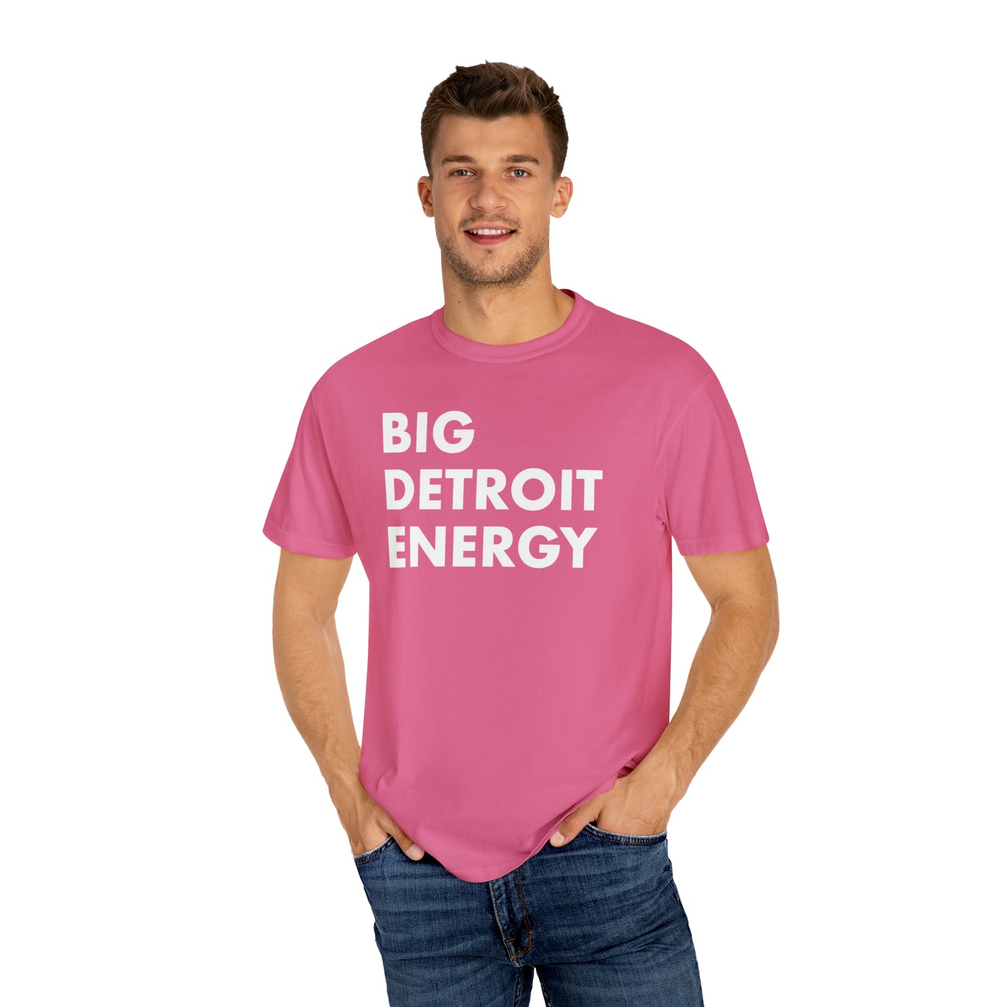 'Big Detroit Energy' T-Shirt | Unisex Garment-Dyed