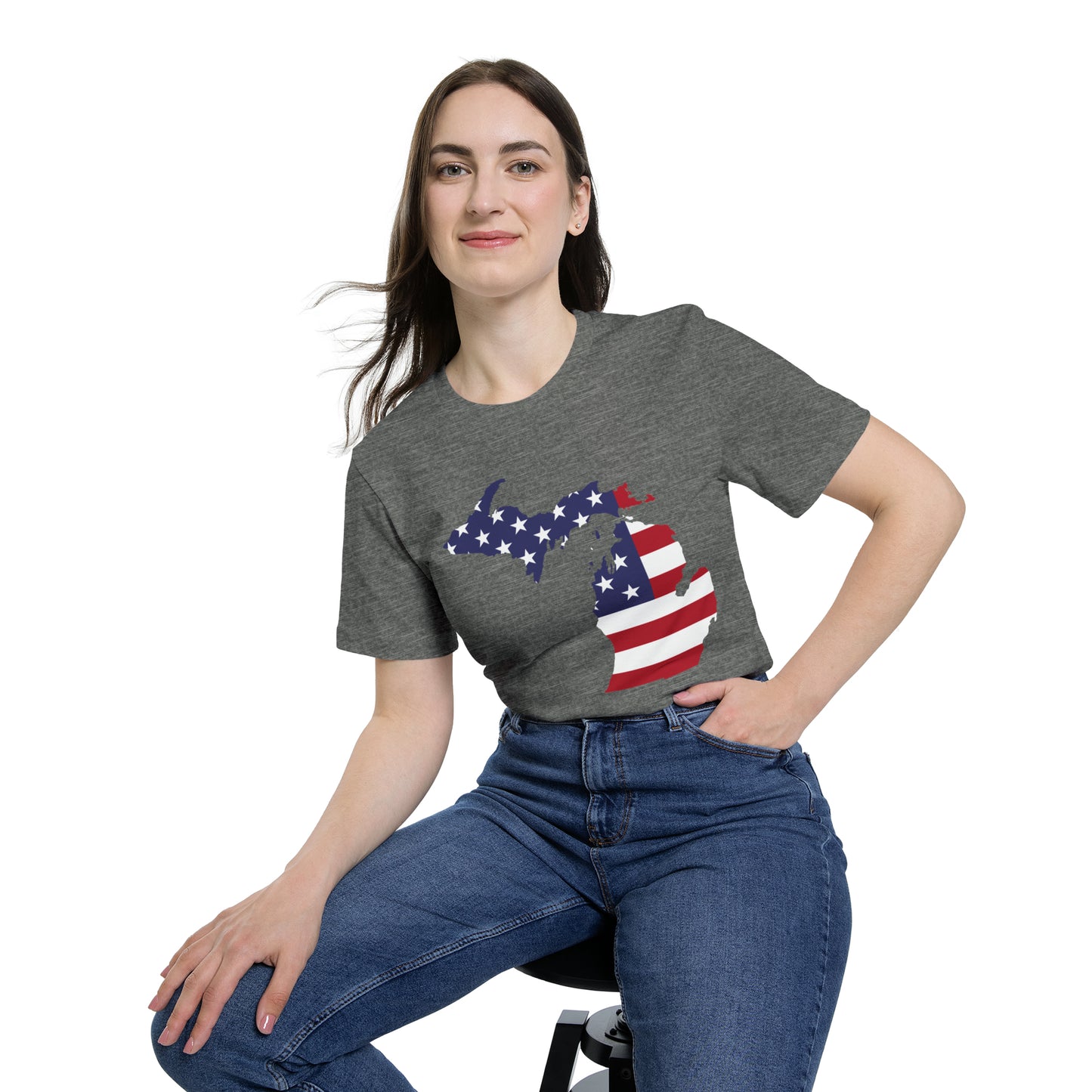 Michigan USA Flag T-Shirt | Made in USA