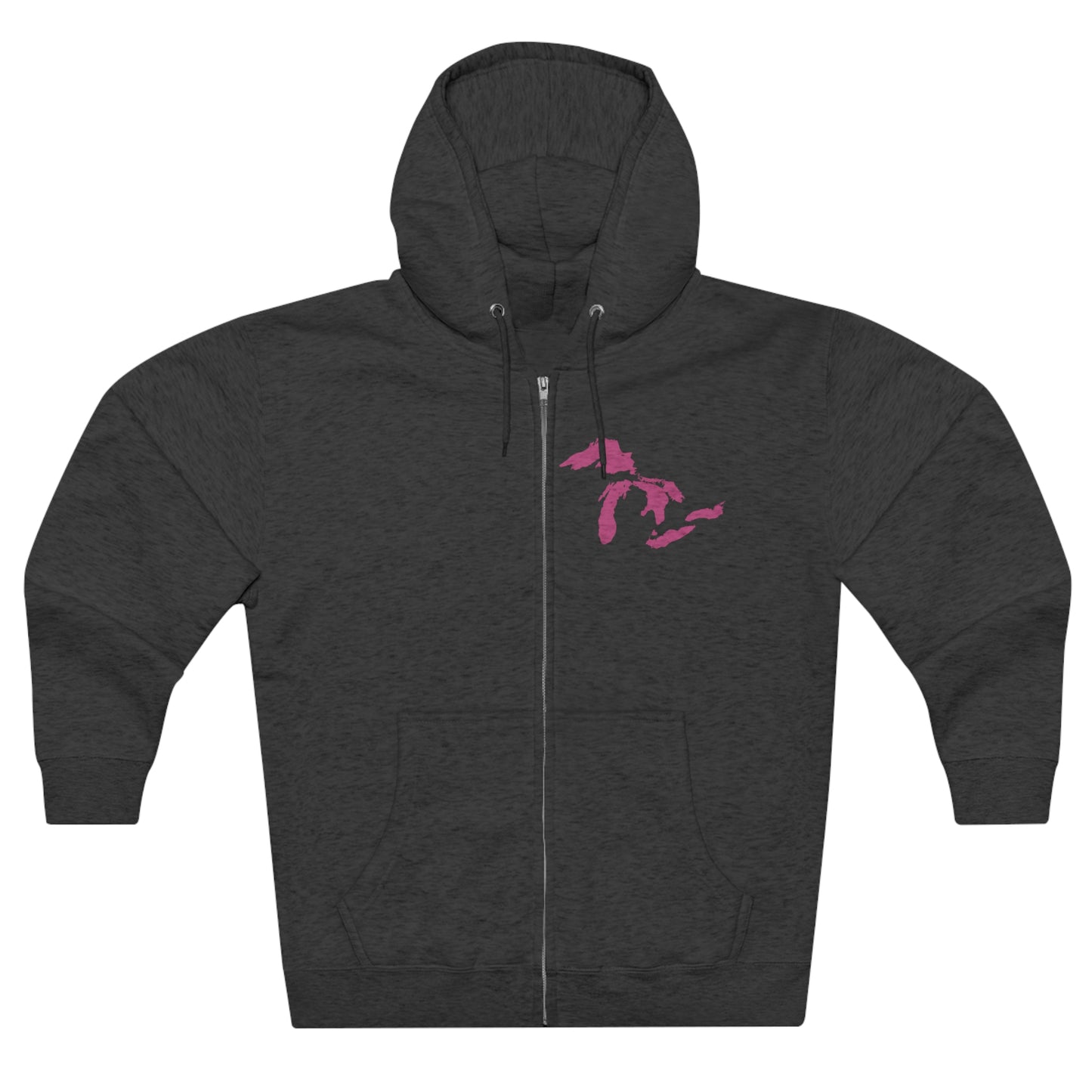 Great Lakes Hoodie (Apple Blossom Pink, Mini) | Unisex Full Zip