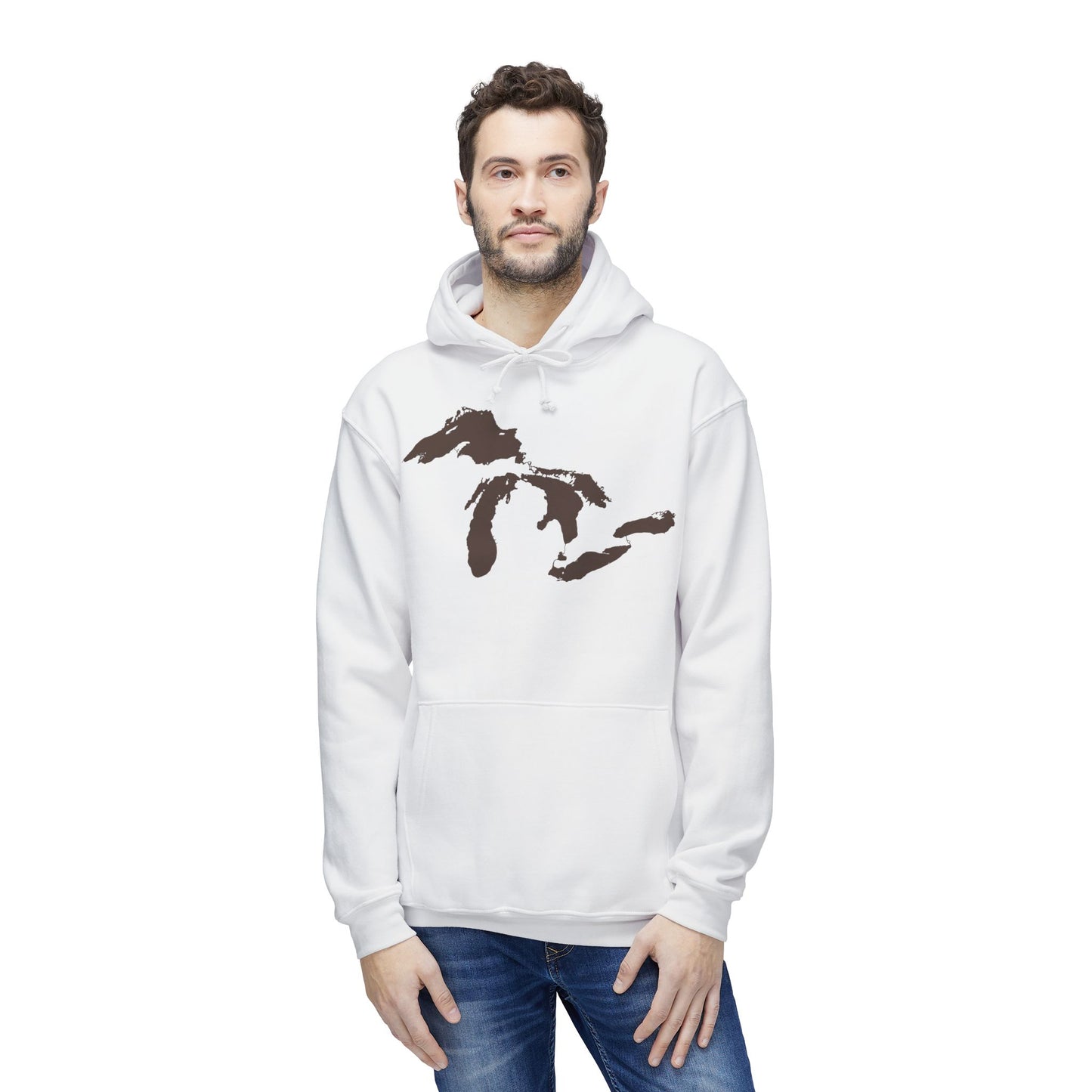 Great Lakes Ultrapremium Hoodie | Made in USA - Hickory Brown