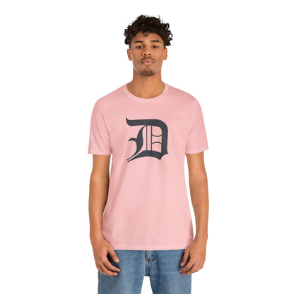 Detroit 'Old English D' T-Shirt (Iron Ore Grey) | Unisex Standard