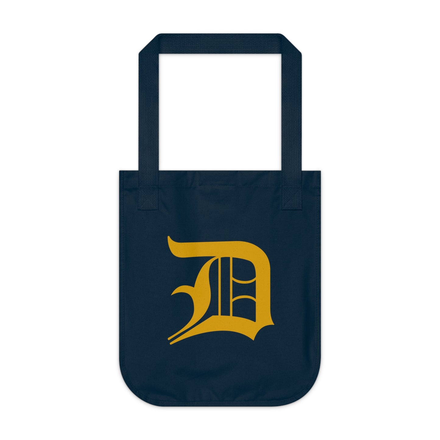 Detroit 'Old English D' Heavy Tote (Gold)