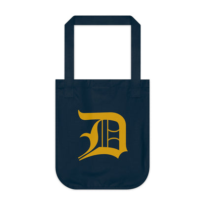 Detroit 'Old English D' Heavy Tote (Gold)