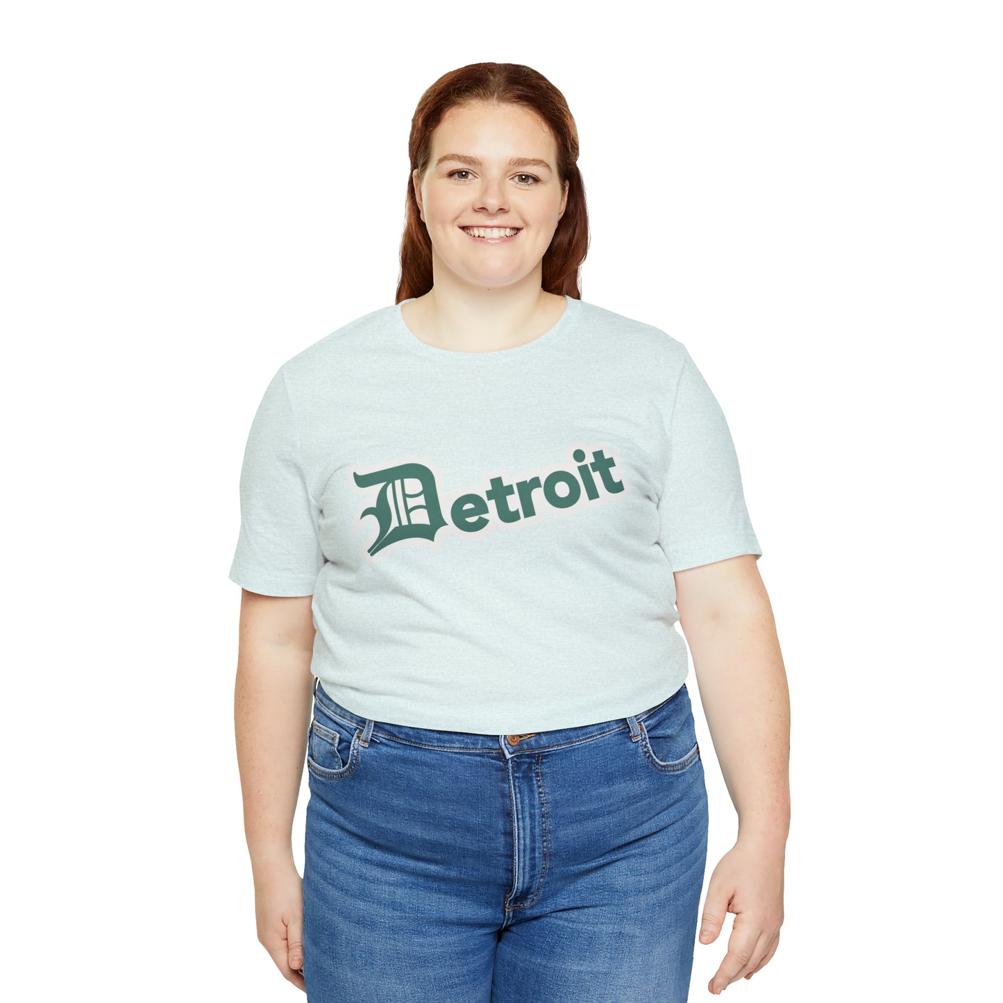 'Detroit' T-Shirt (Copper Green w/ Old English 'D') | Unisex Standard