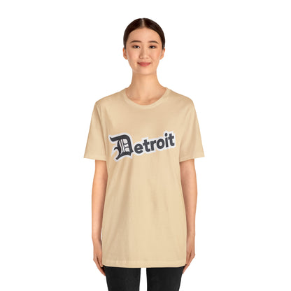 'Detroit' T-Shirt (Iron Ore Grey w/ Old English 'D') | Unisex Standard