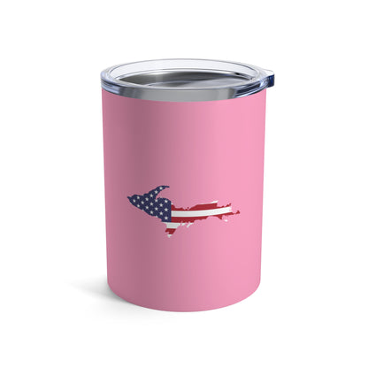 Michigan Upper Peninsula Tumbler (w/ UP USA Flag) | '67 Caddie Pink - 10oz