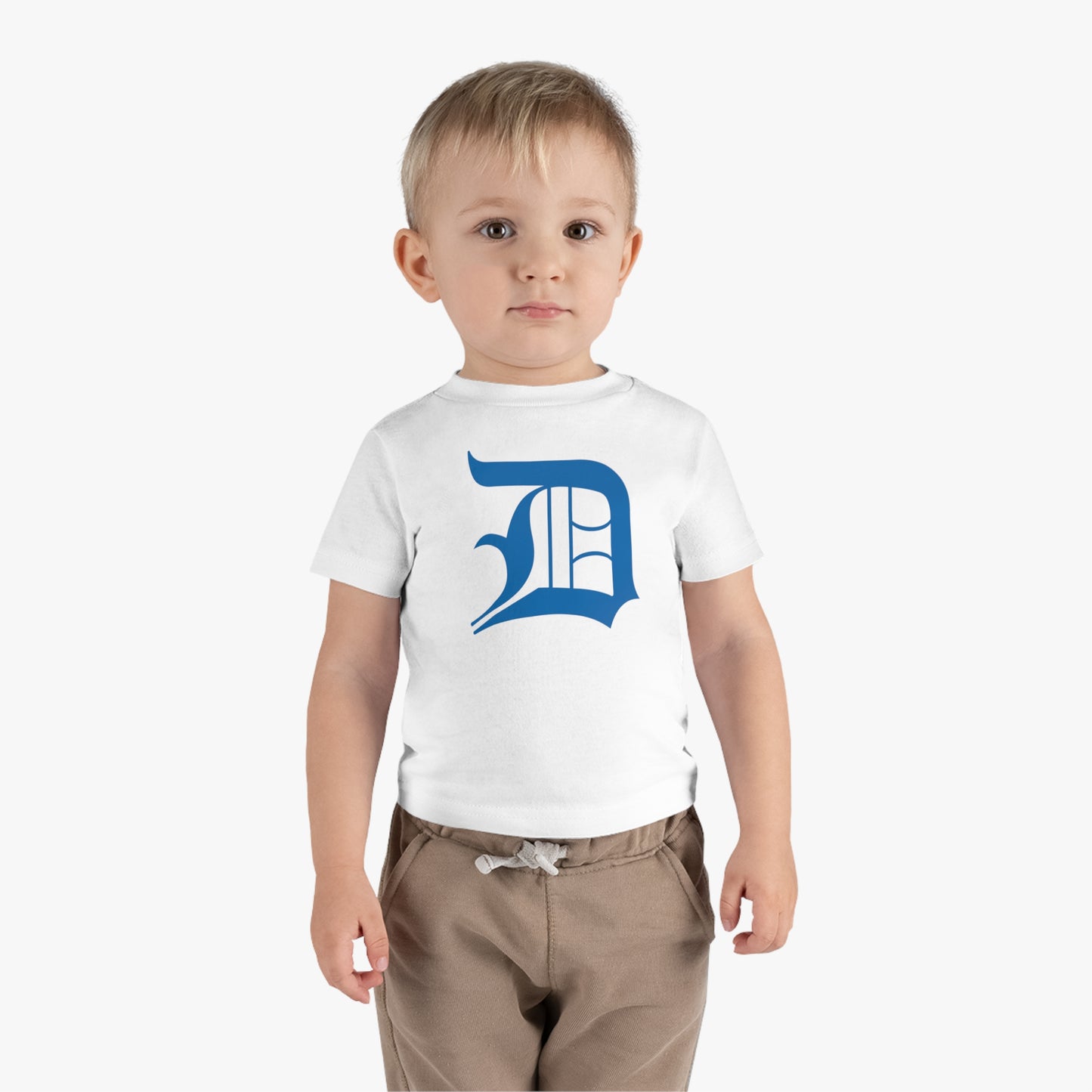 Detroit 'Old English D' Infant T-Shirt (Azure) | Short Sleeve