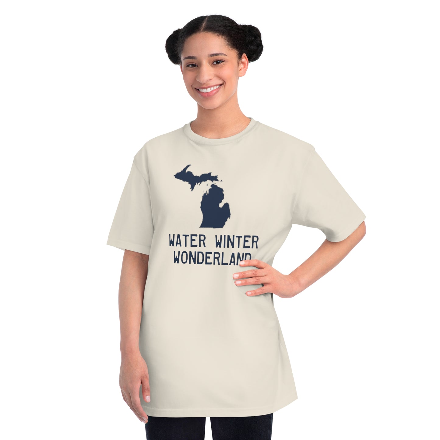 Michigan 'Water Winter Wonderland' T-Shirt | Unisex ORganic