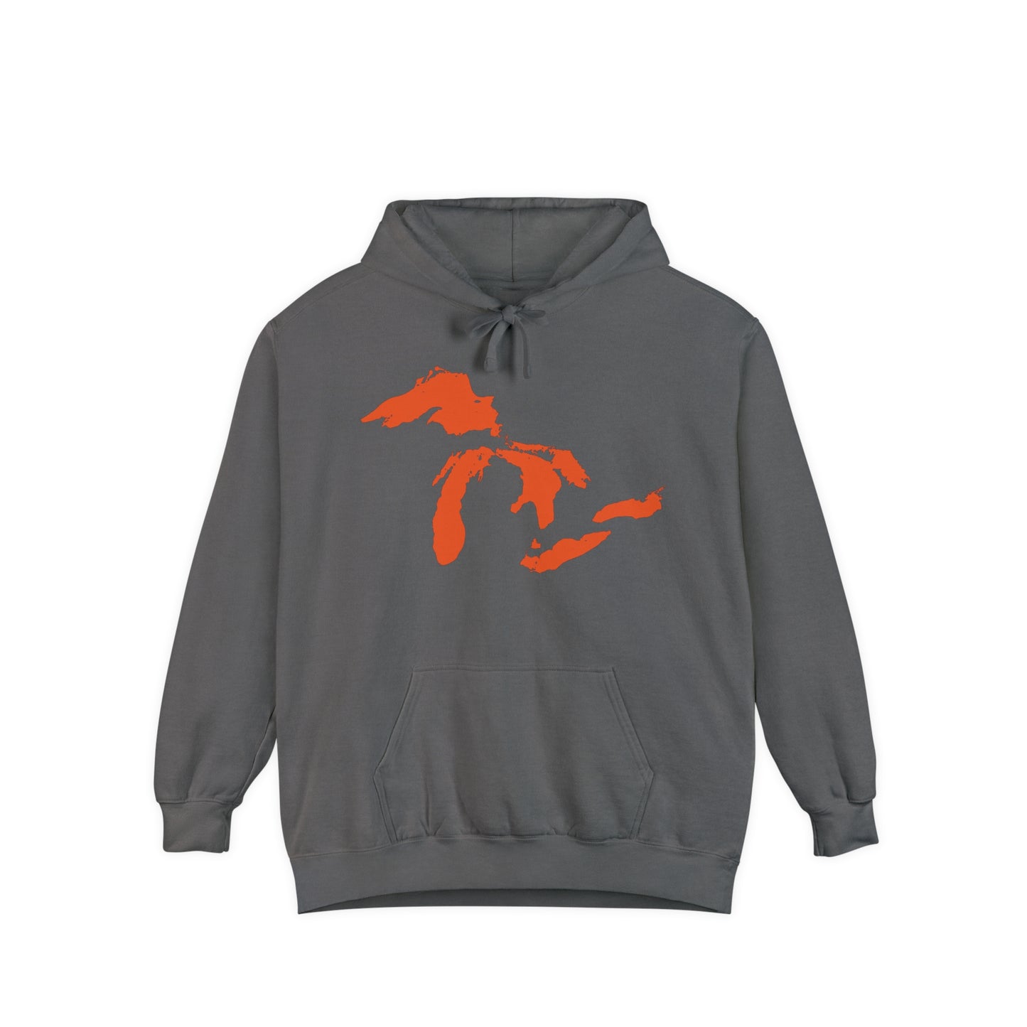 Great Lakes Hoodie (Maple Leaf Orange) | Unisex Garment-Dyed