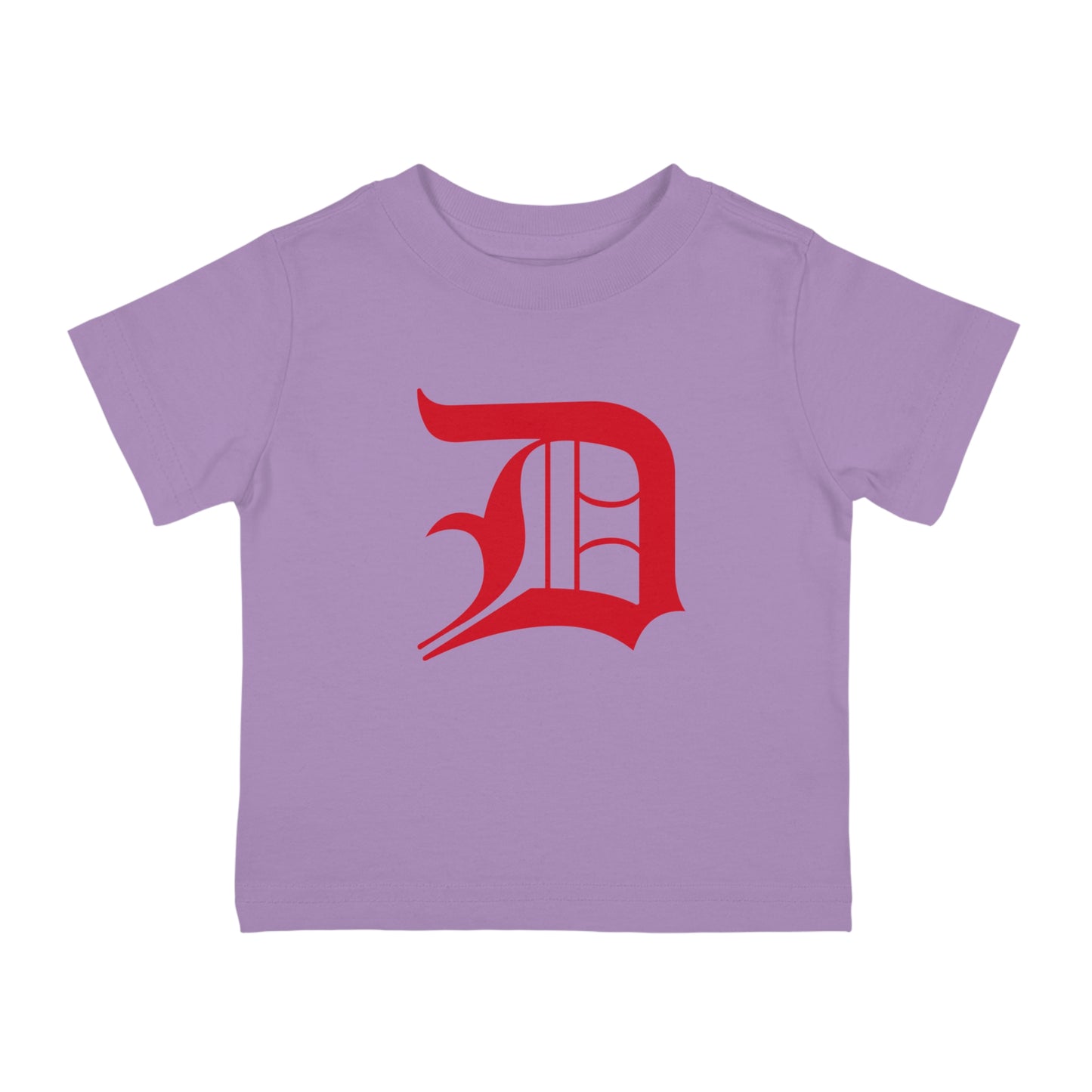 Detroit 'Old English D' Infant T-Shirt (Aliform Red) | Short Sleeve