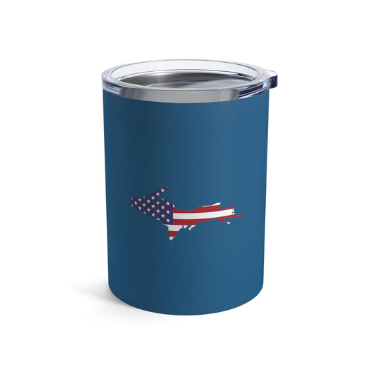 Michigan Upper Peninsula Tumbler (w/ UP USA Flag) | Blueberry - 10oz