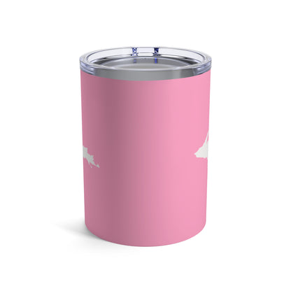 Michigan Upper Peninsula Tumbler (w/ UP Outline) | '67 Caddie Pink - 10oz