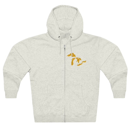 Great Lakes Hoodie (Gold, Mini) | Unisex Full Zip