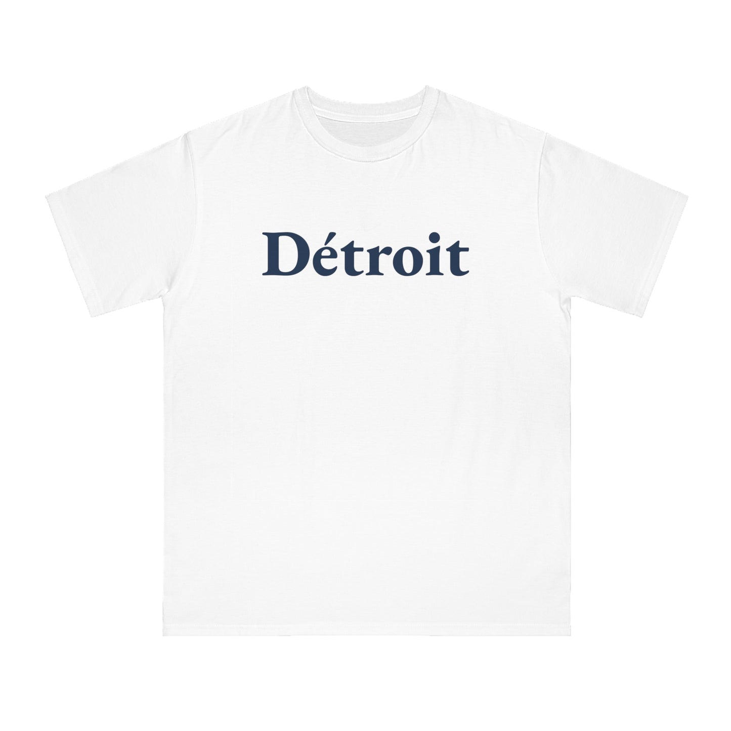 'Détroit' T-Shirt (Garamond Font) | Organic Unisex