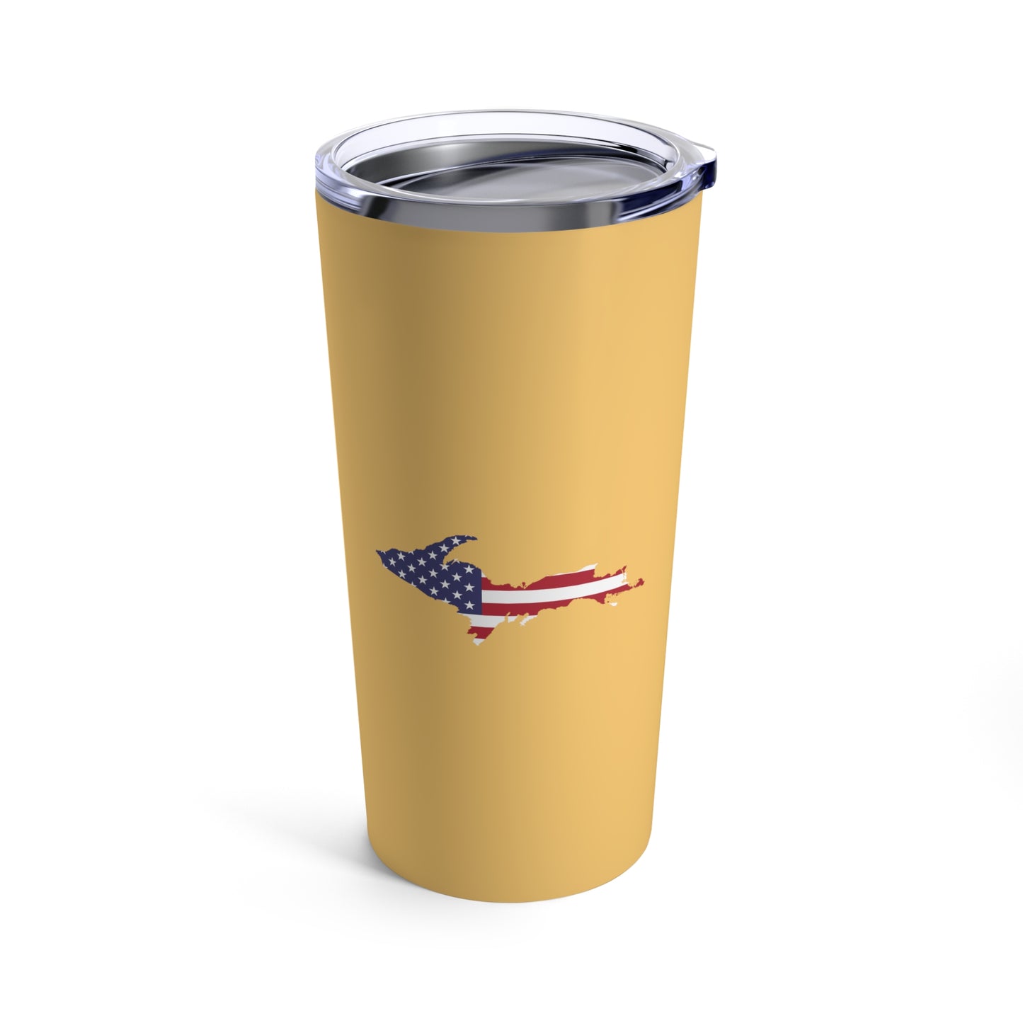 Michigan Upper Peninsula Tumbler (w/ UP USA Flag) | Citrine - 20oz