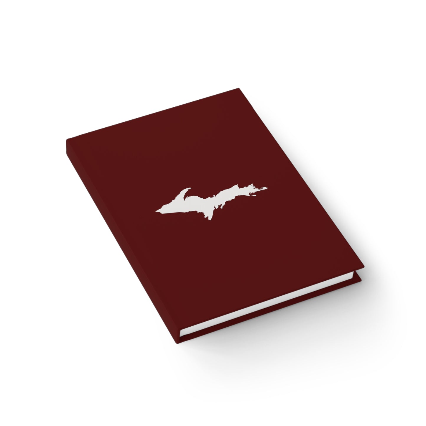 Michigan Upper Peninsula Blank Sketchbook (w/ UP Outline) | Cherrywood Color