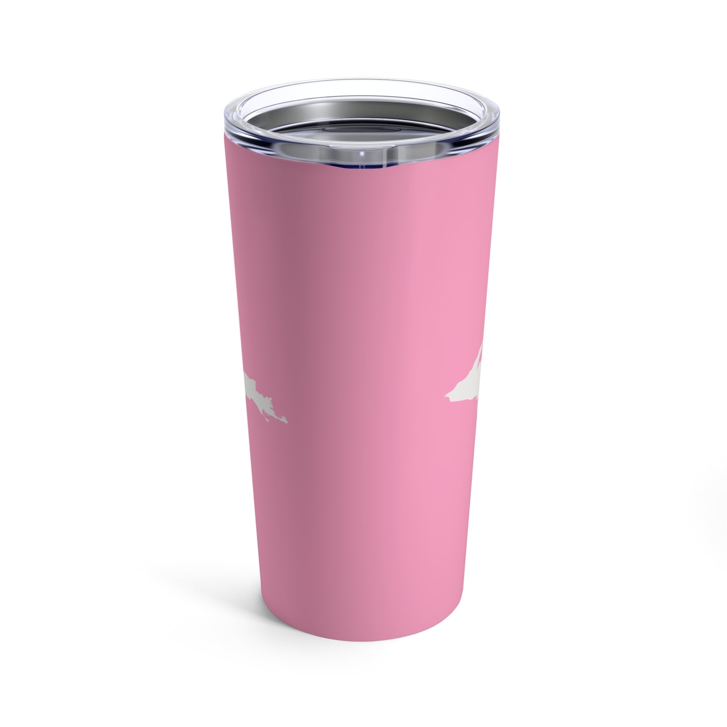 Michigan Upper Peninsula Tumbler (w/ UP Outline) | '67 Caddie Pink - 20oz