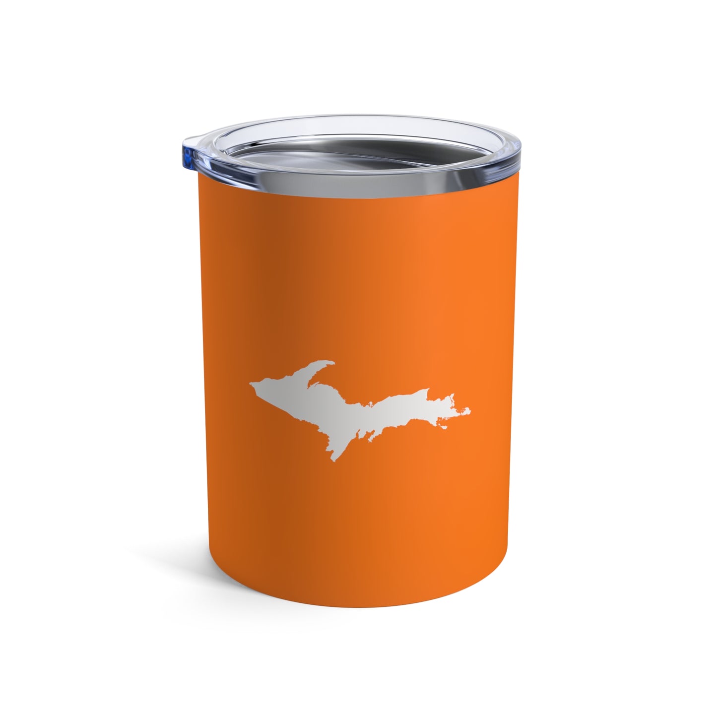 Michigan Upper Peninsula Tumbler (w/ UP Outline) | Safety Orange - 10oz