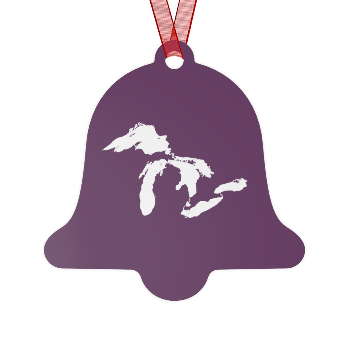 Great Lakes Christmas Ornament | Metal - Plum