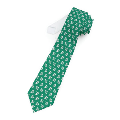 Detroit 'Old English D' Necktie | Emerald Green