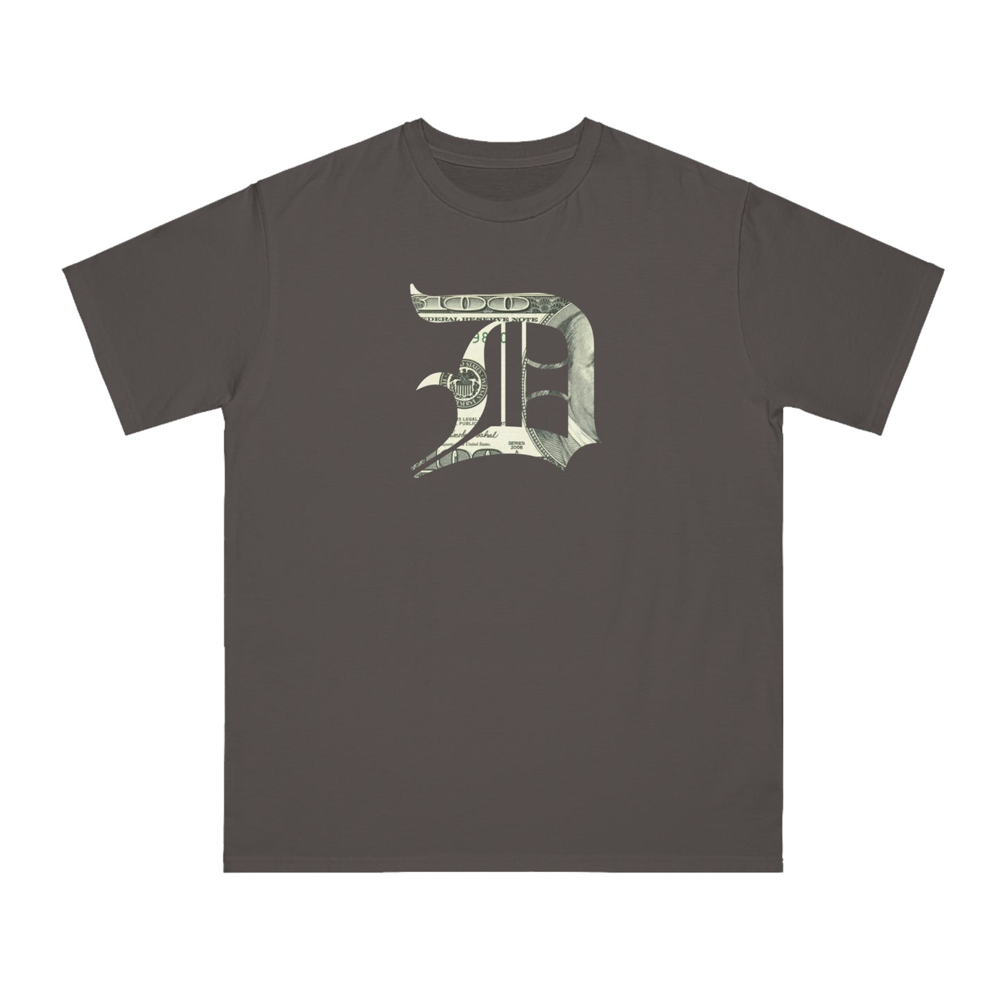 Detroit 'Old English D' T-Shirt (Benjamins Edition) | Unisex Organic