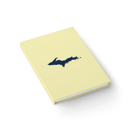 Michigan Upper Peninsula Blank Sketchbook (w/ UP Outline) | Canary Yellow