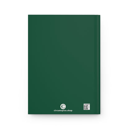 Michigan Upper Peninsula Hardcover Journal (w/ UP USA Flag) | Ruled - Superior Green