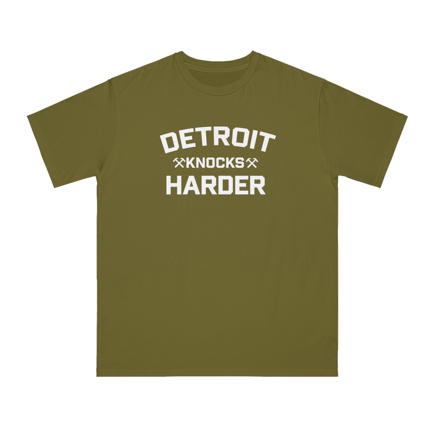 'Detroit Knocks Harder' T-Shirt | Unisex Organic