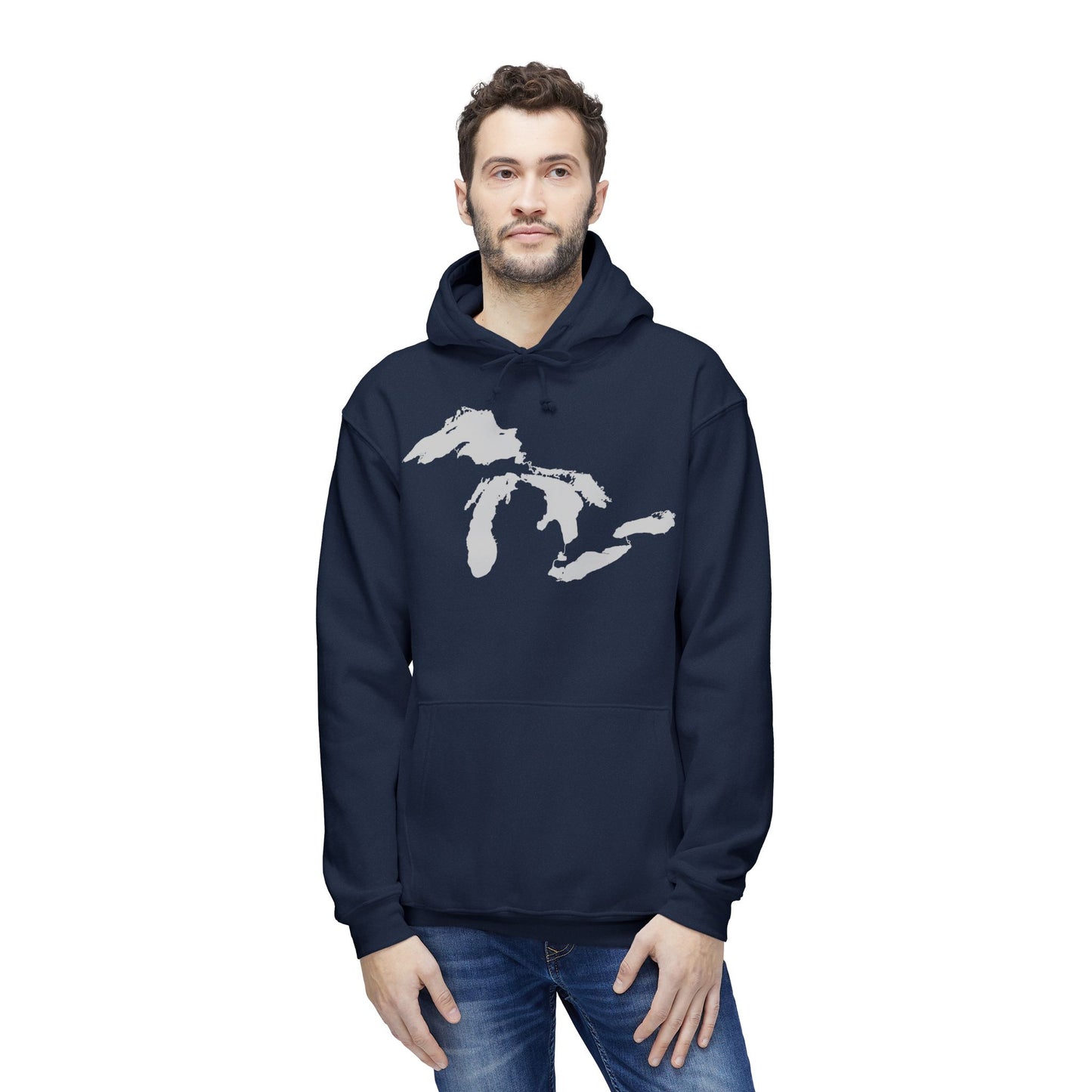 Great Lakes Ultrapremium Hoodie | Made in USA - Platinum