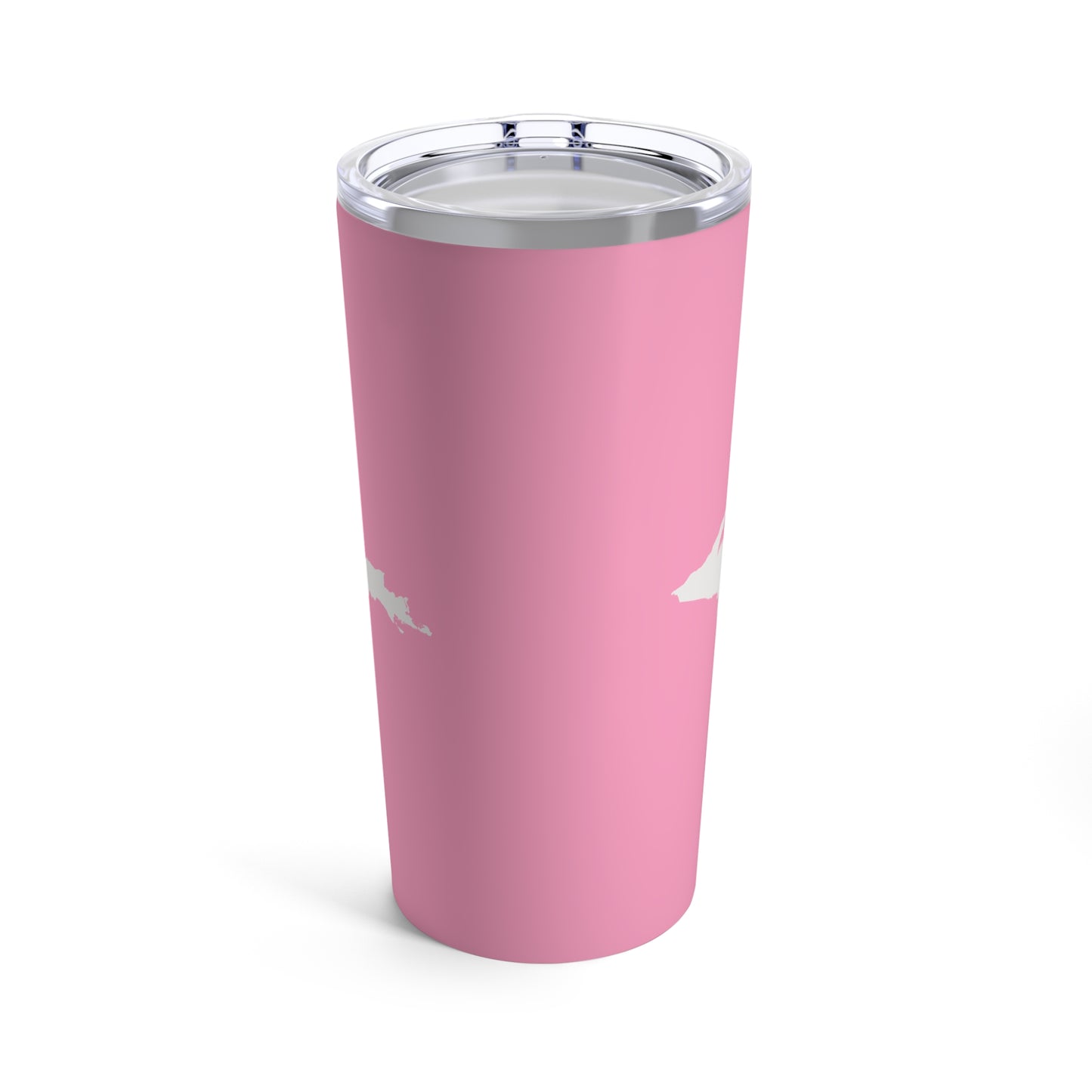 Michigan Upper Peninsula Tumbler (w/ UP Outline) | '67 Caddie Pink - 20oz