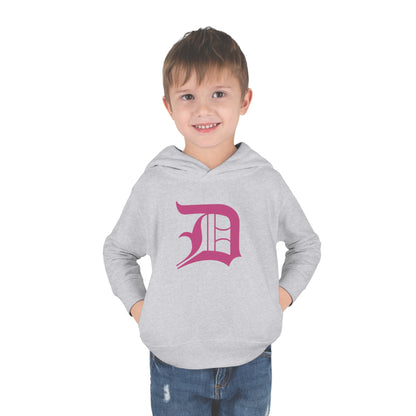 Detroit 'Old English D' Hoodie (Apple Blossom Pink) | Unisex Toddler