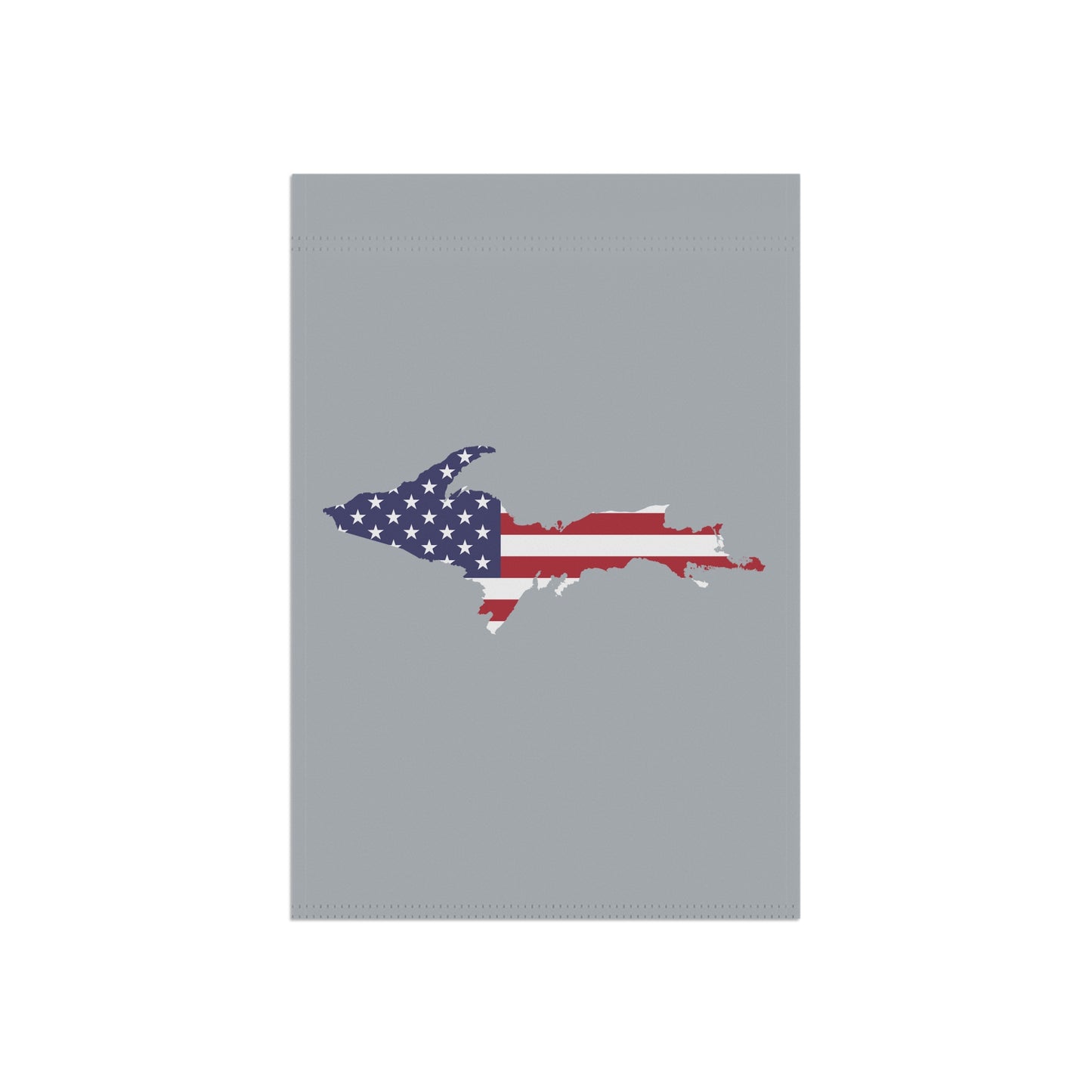 Michigan Upper Peninsula Home & Garden Flag (w/ UP USA Flag) | Silver