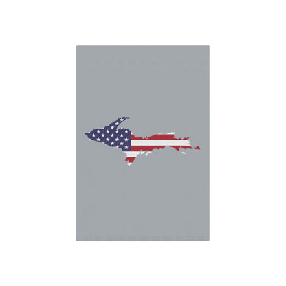 Michigan Upper Peninsula Home & Garden Flag (w/ UP USA Flag) | Silver