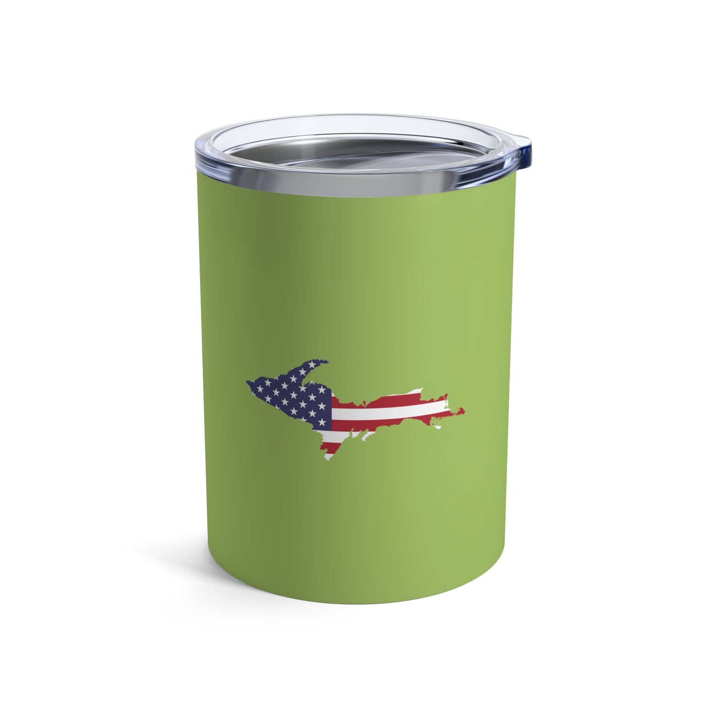 Michigan Upper Peninsula Tumbler (w/ UP USA Flag) | Gooseberry Green - 10oz