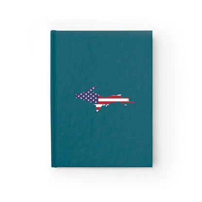 Michigan Upper Peninsula Blank Sketchbook (w/ UP USA Flag) | Auburn Hills Teal