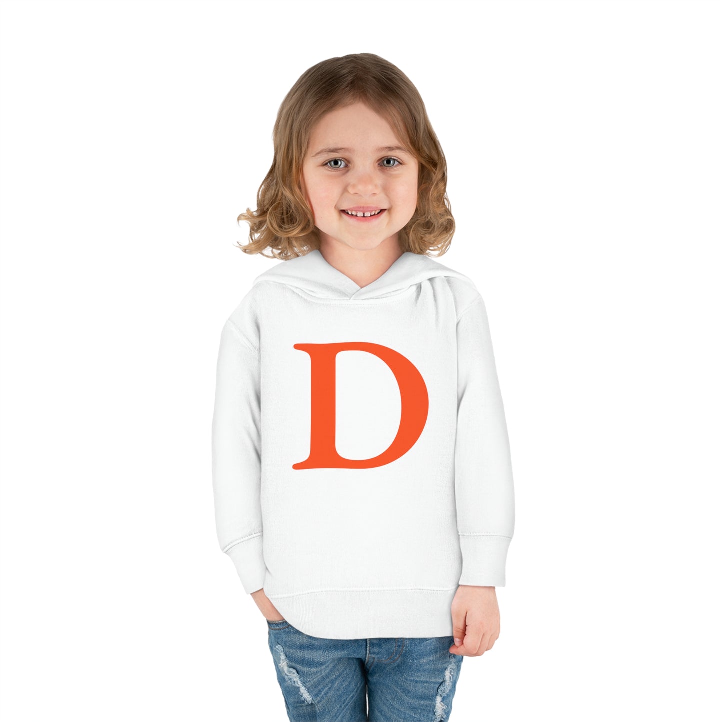 Detroit 'Old French D' Hoodie (Maple Leaf Orange) | Unisex Toddler