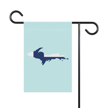 Michigan Upper Peninsula Home & Garden Flag (w/ UP Finland Flag) | Cyan