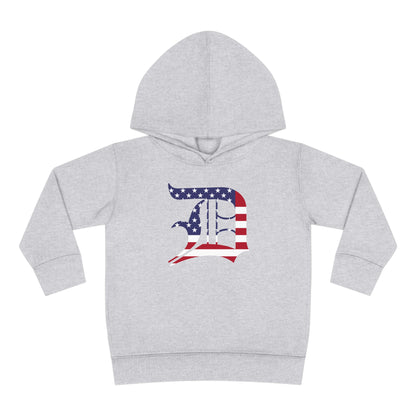 Detroit 'Old English D' Hoodie (Patriotic Edition) | Unisex Toddler