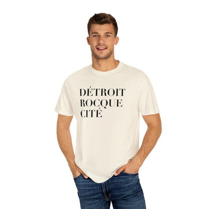 'Détroit Rocque Cité' T-Shirt | Unisex Garment-Dyed