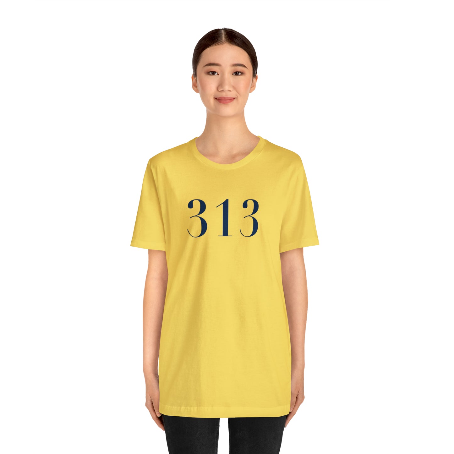 Detroit '313' T-Shirt (Didot Font) | Unisex Standard Fit