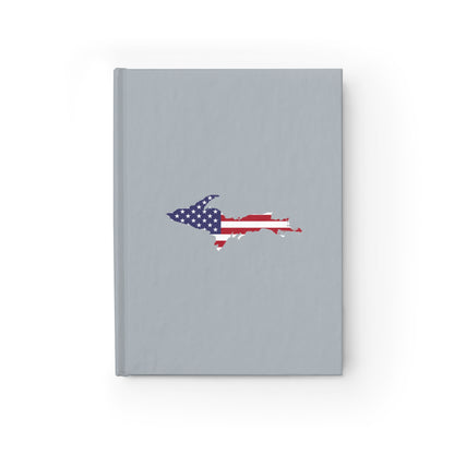 Michigan Upper Peninsula Blank Sketchbook (w/ UP USA Flag) | Silver