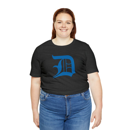 Detroit 'Old English D' T-Shirt (Azure) | Unisex Standard