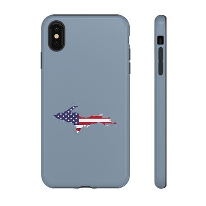 Michigan Upper Peninsula Tough Phone Case (B-24 Liberator Grey w/ UP USA Outline) | Apple iPhone